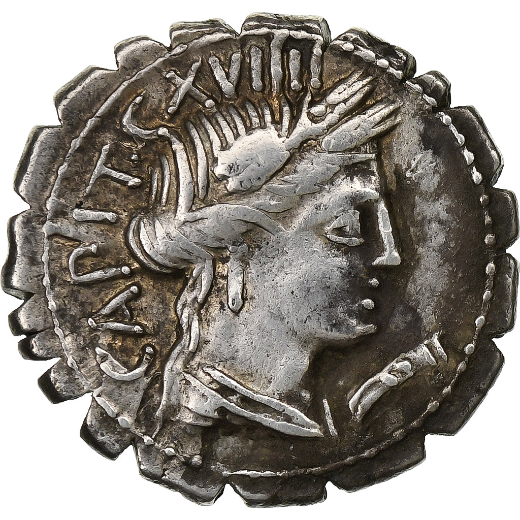 Maria, 
  
  Denario Serrato, 
  
  81 a.C
