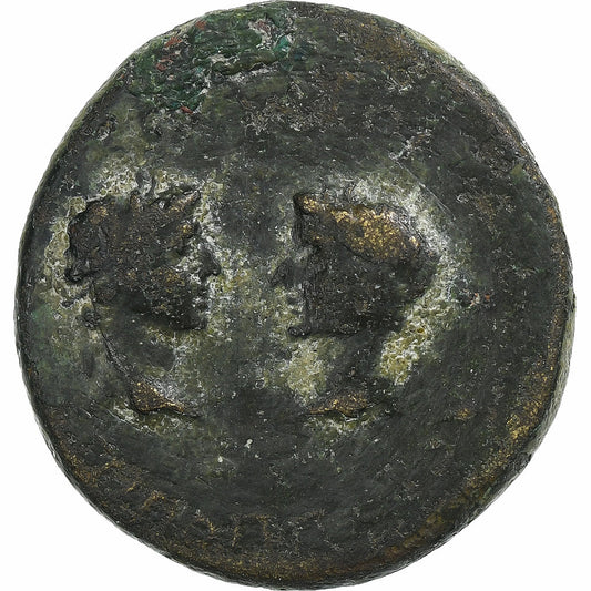 Tiberio e Augusto, 
  
  Æ Unità, 
  
  14-29
